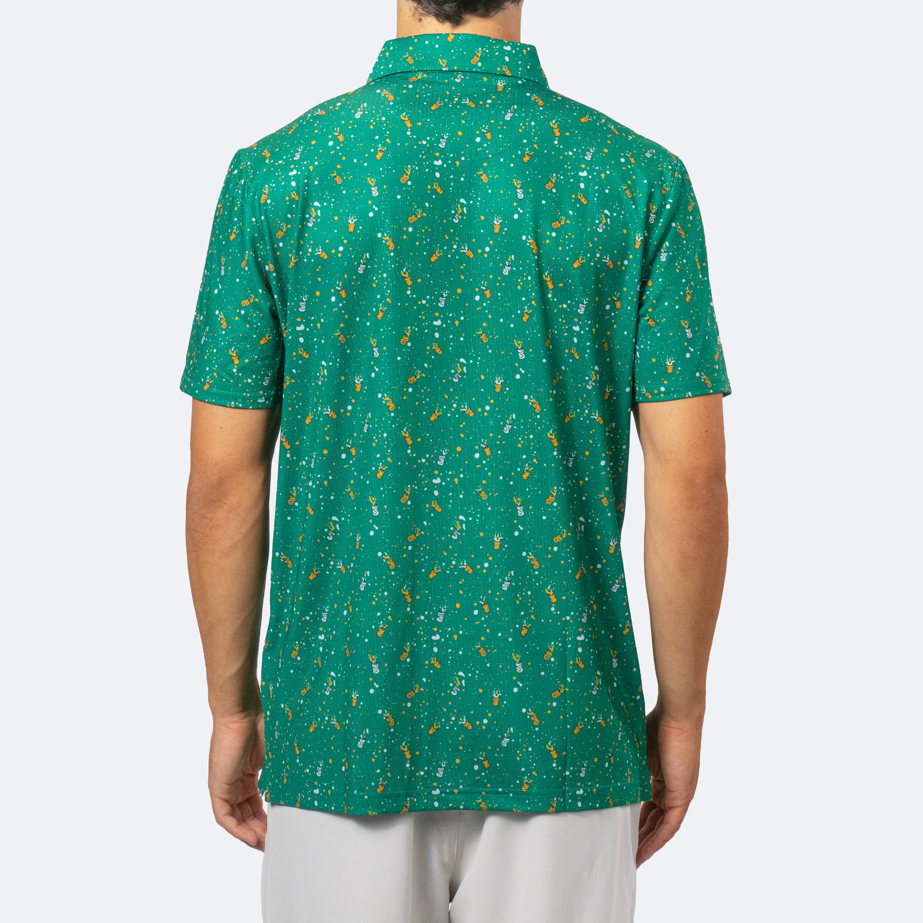#16 Splash Zone Polo Green