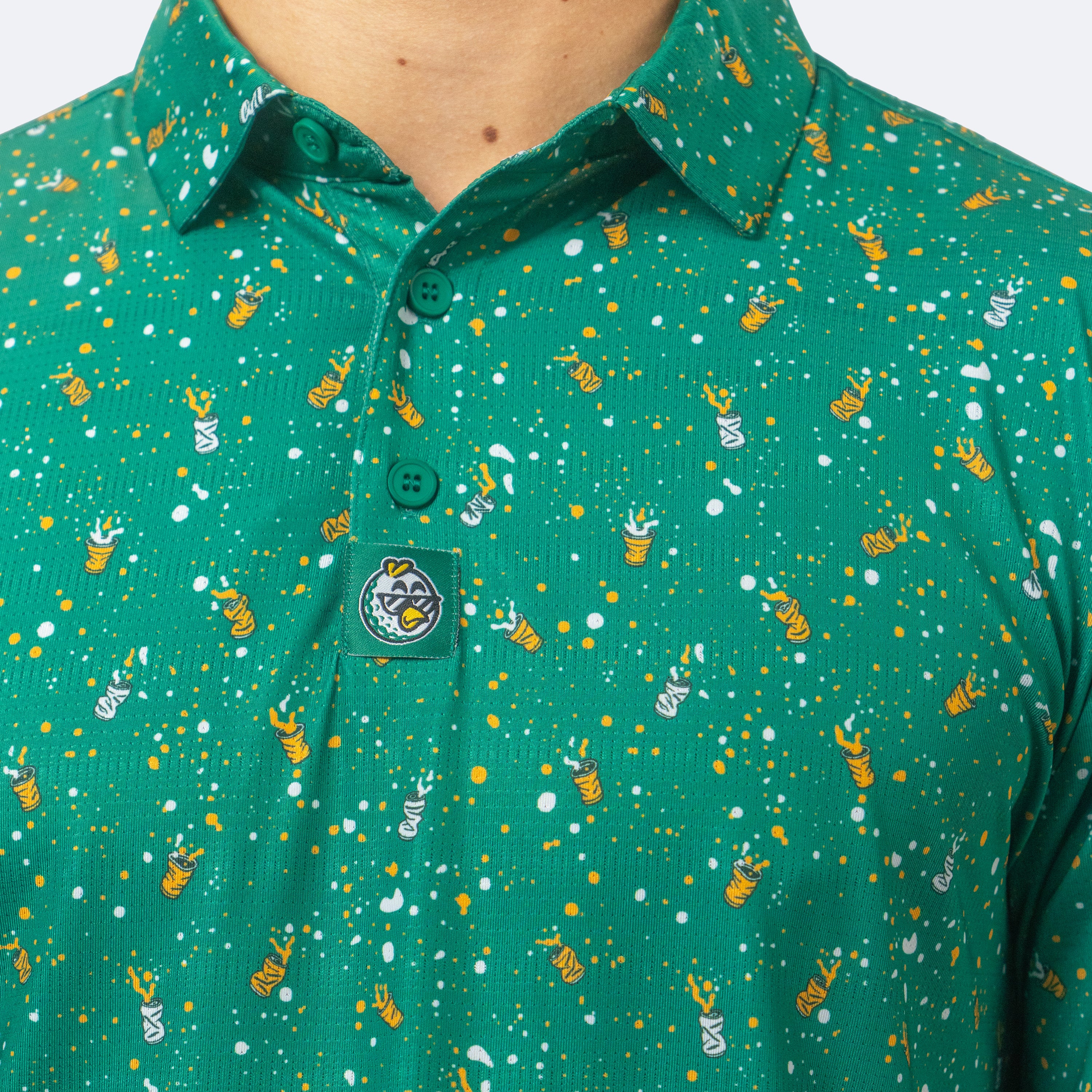 #16 Splash Zone Polo Green