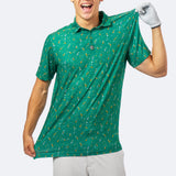 #16 Splash Zone Polo Green