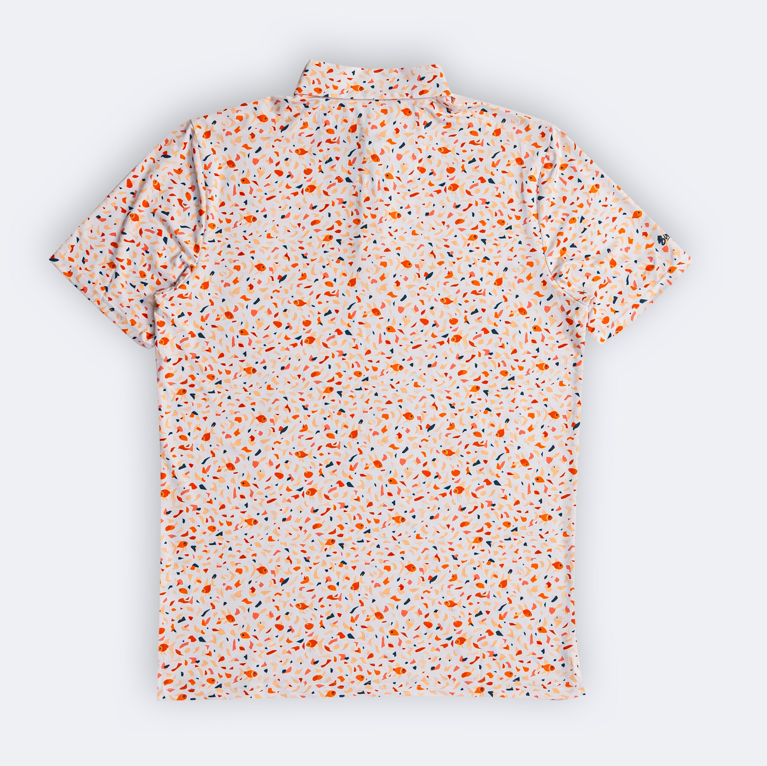 Terrazzo Goldfish Polo White