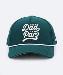 Best Dad By Par Hat Green