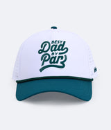 Best Dad By Par Hat White