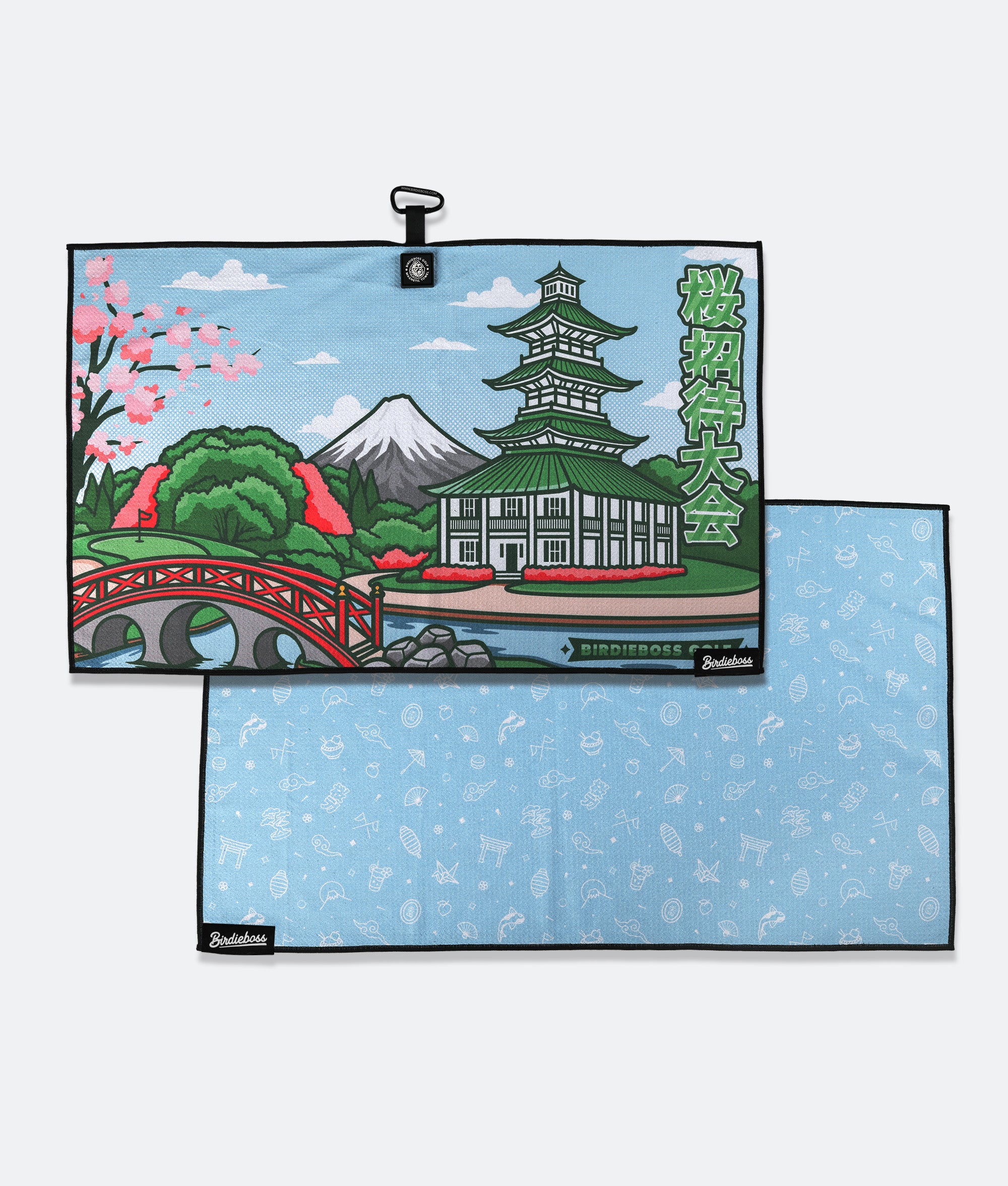 Japanese Orcas - Magnetic Golf Towel – Birdieboss