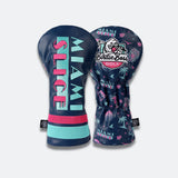 Miami Slice Headcover Blue