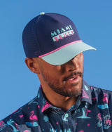 Miami Slice Hat Blue