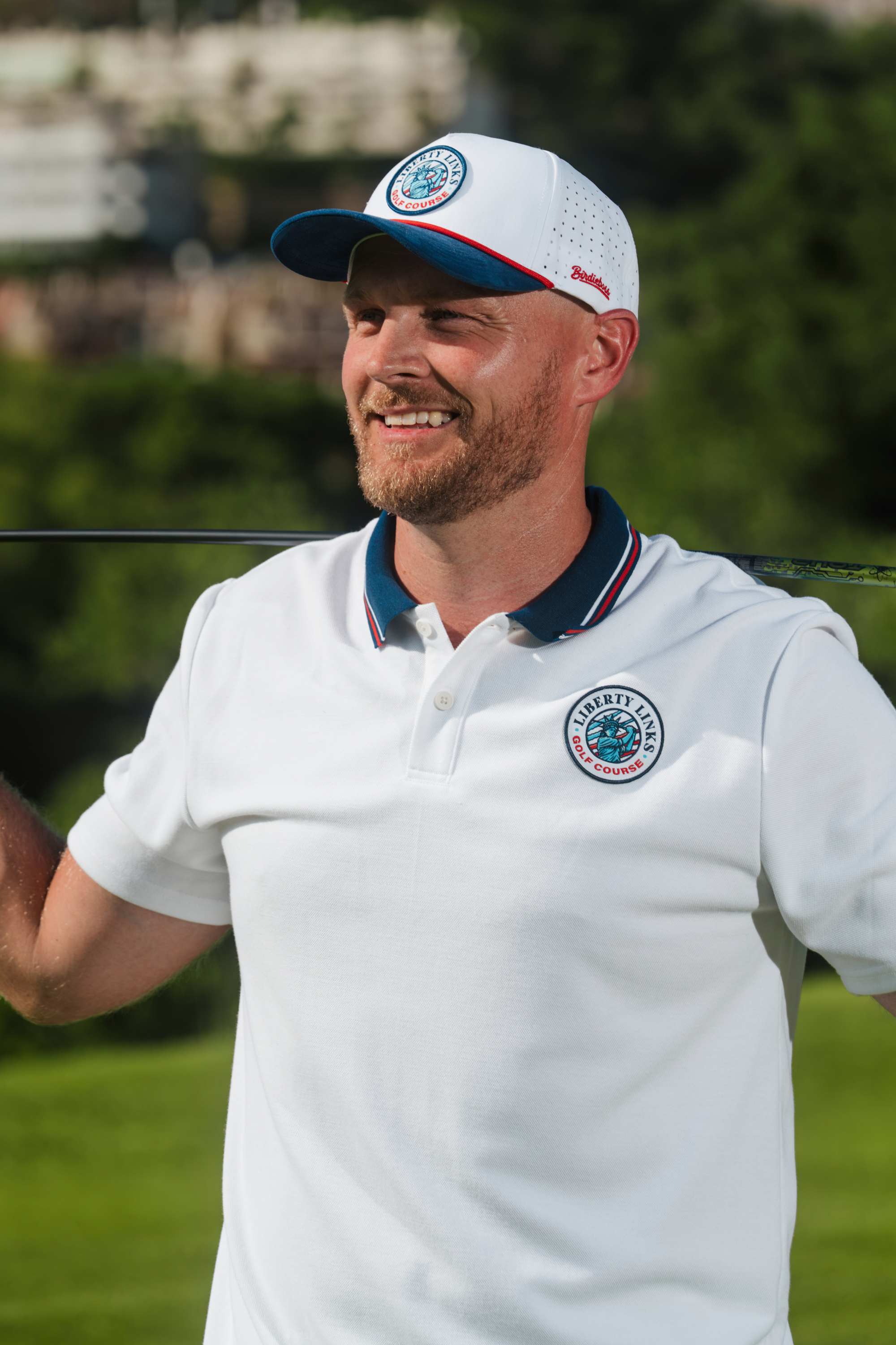 Liberty Links Clubhouse Polo White