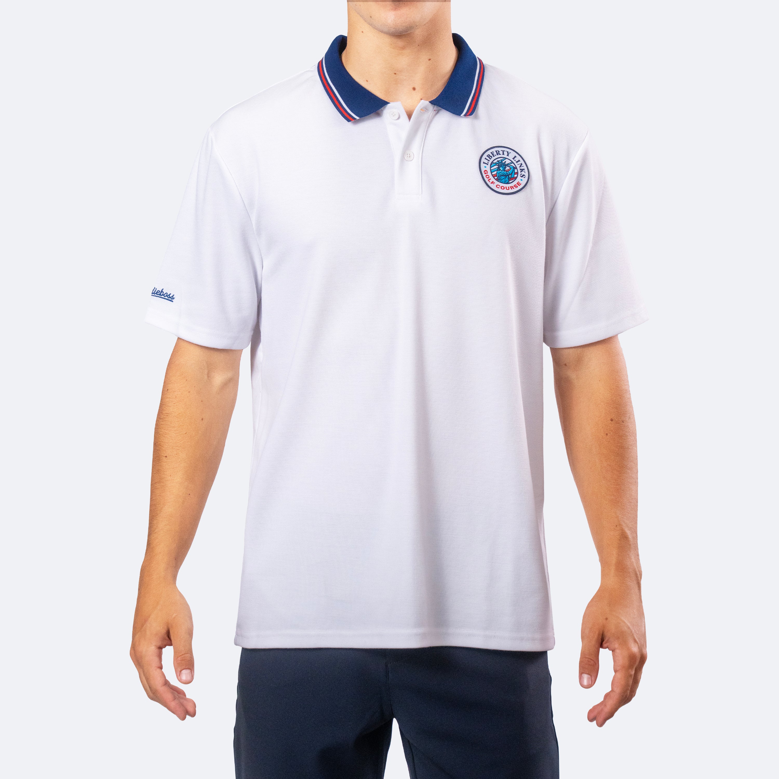 Liberty Links Clubhouse Polo White