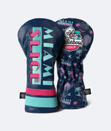 Miami Slice Headcover Blue