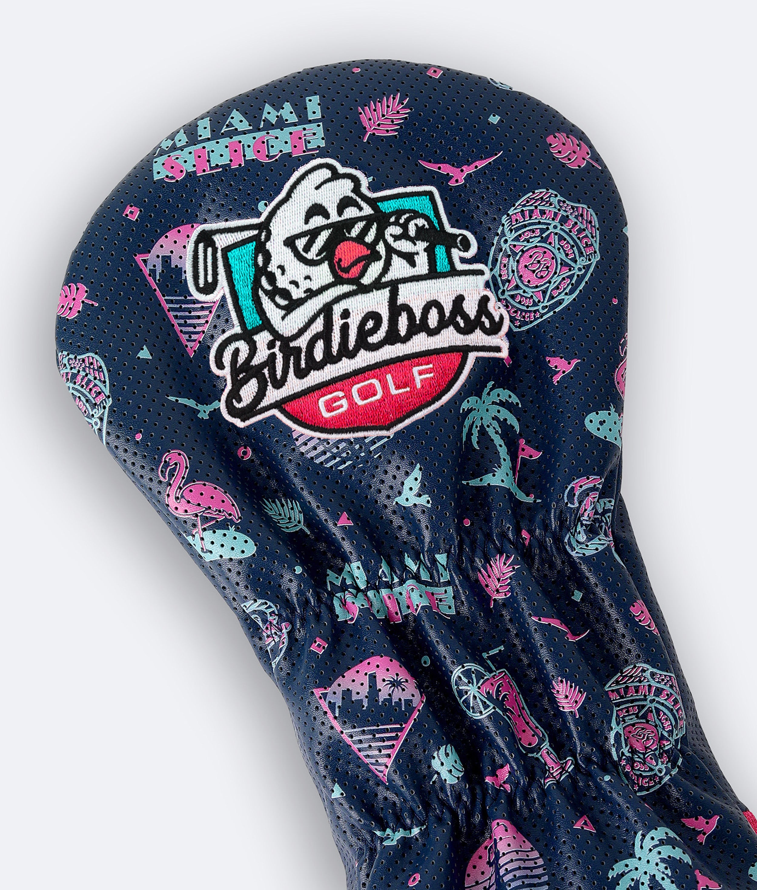 Miami Slice Headcover Blue