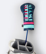 Miami Slice Headcover Blue