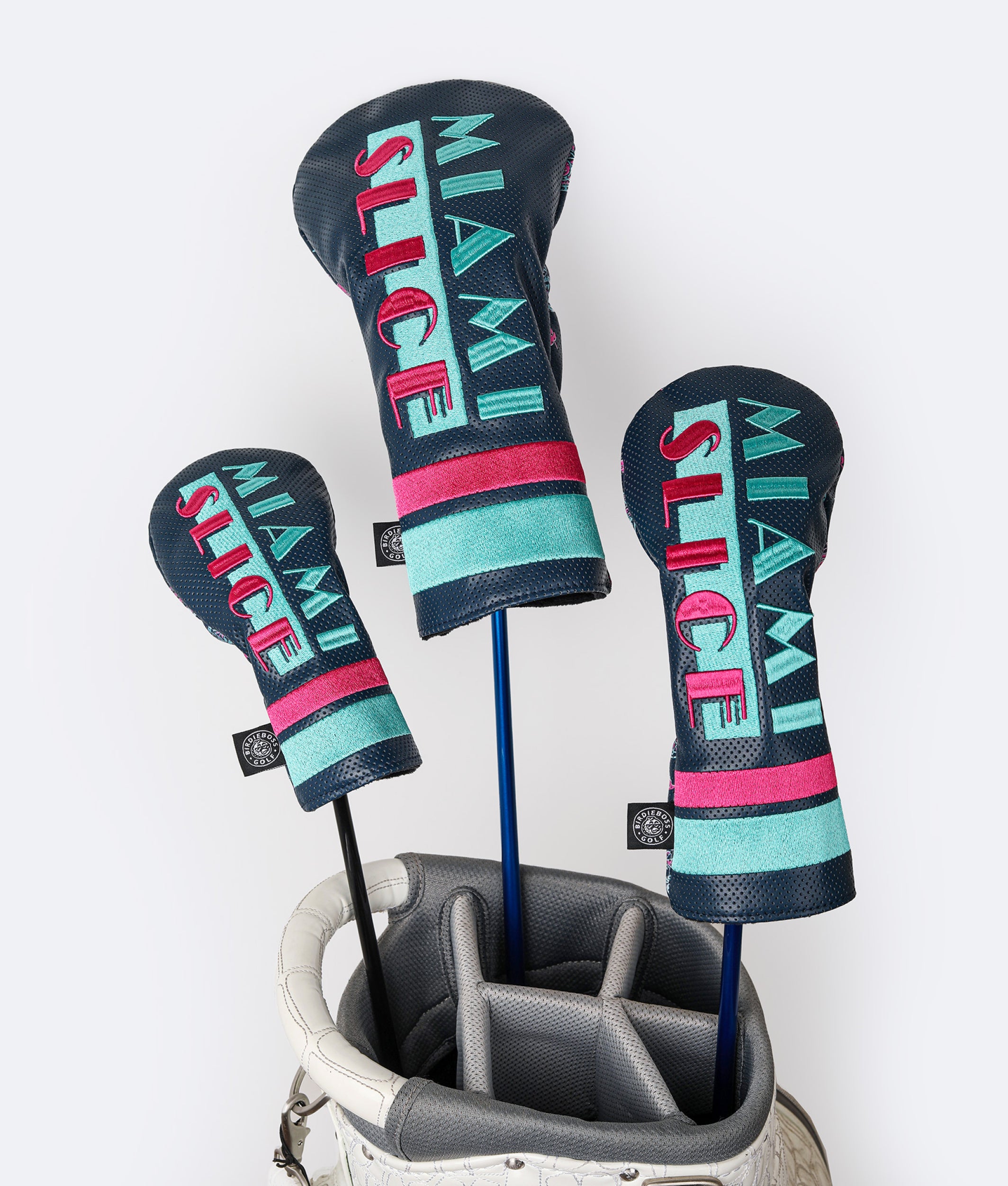 Miami Slice Headcover Blue