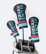 Miami Slice Headcover Blue