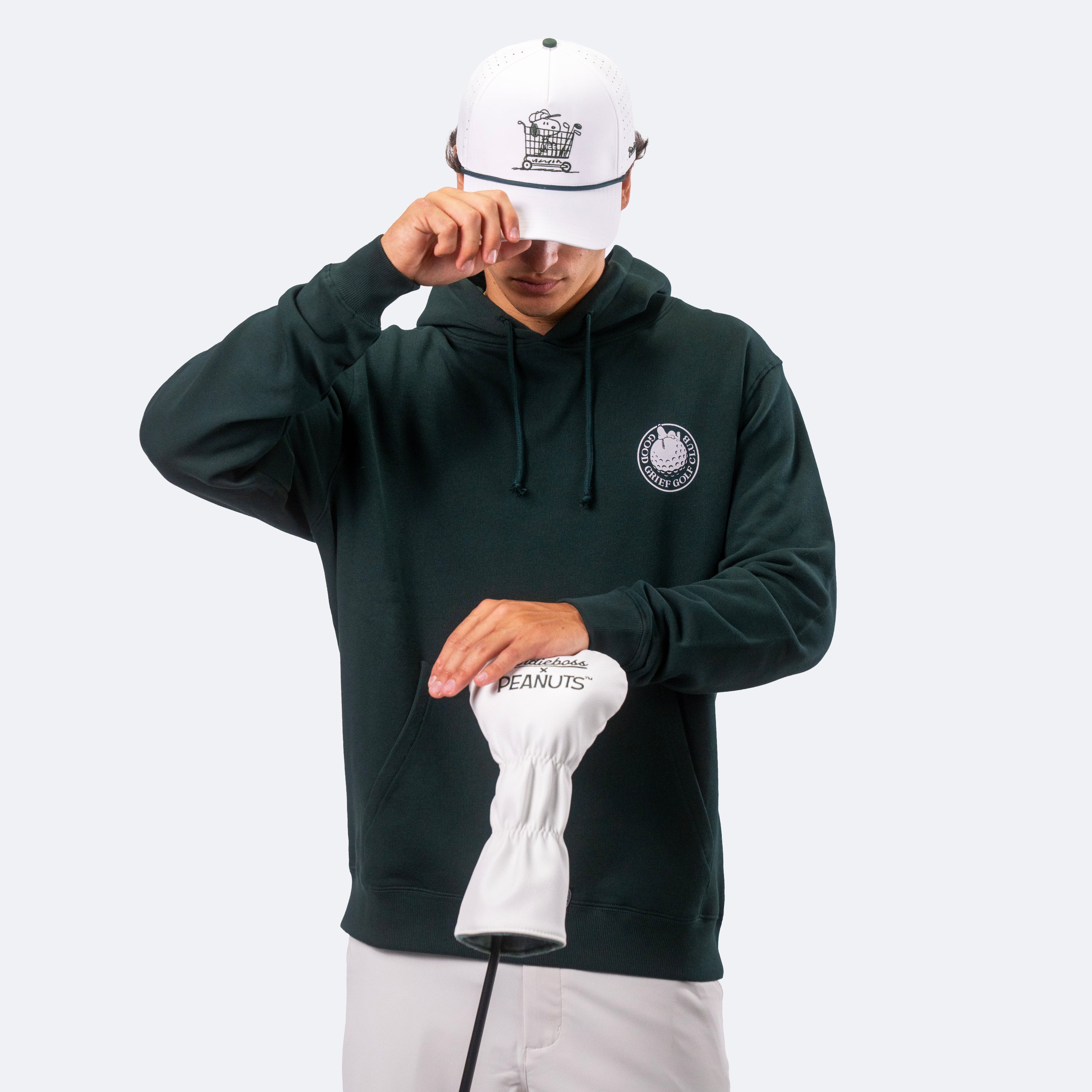 Peanuts Clubhouse Hoodie Green