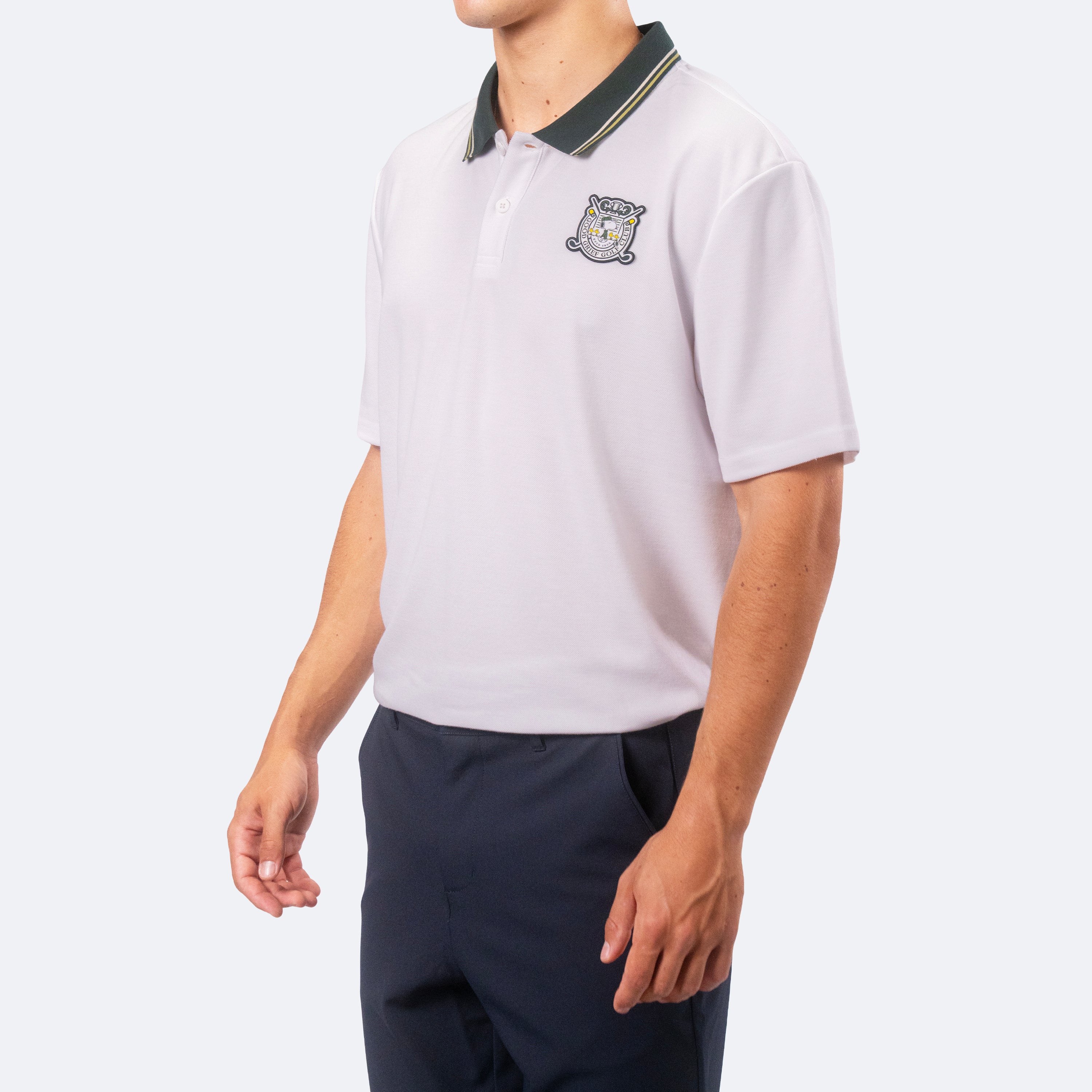 Peanuts Clubhouse Polo White