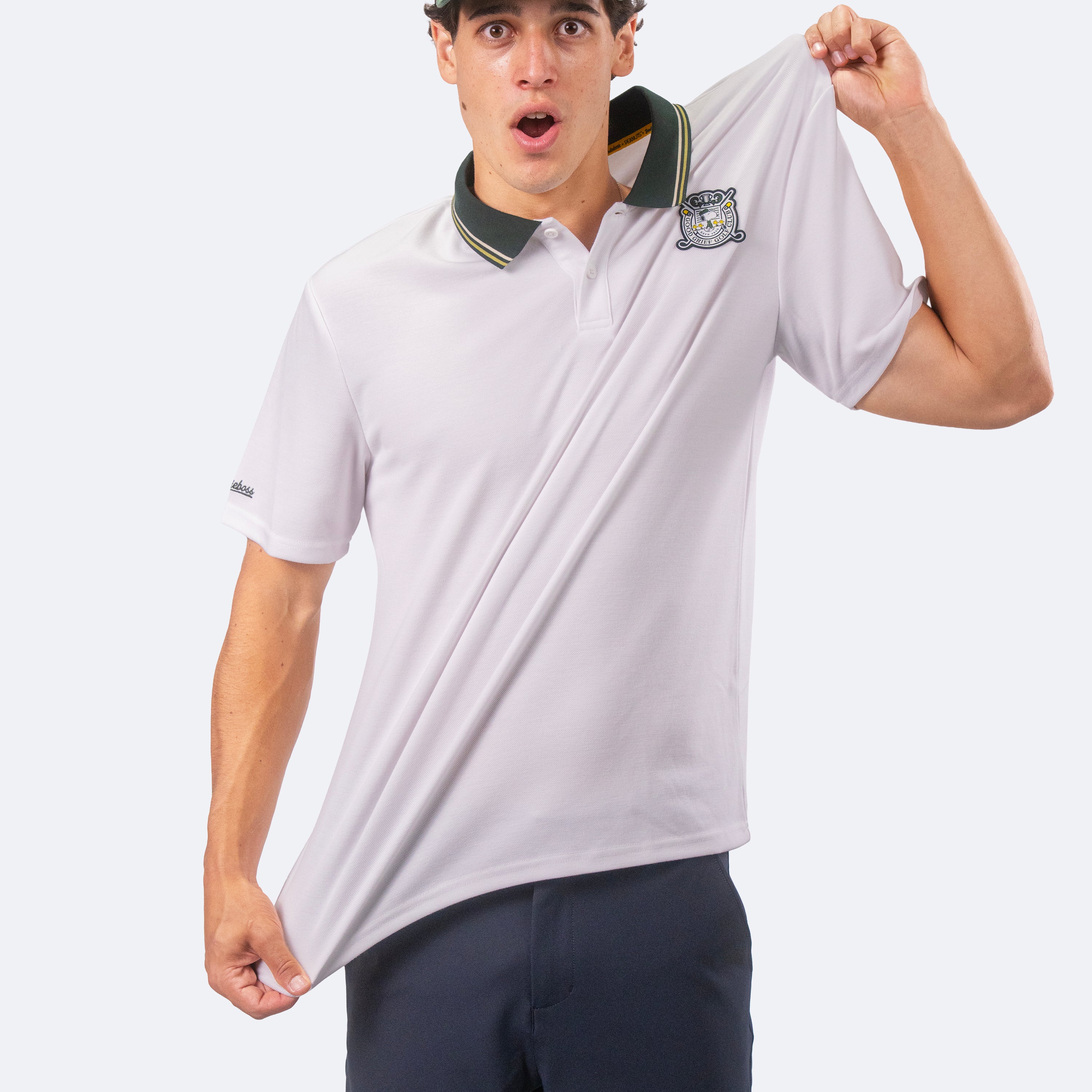 Peanuts Clubhouse Polo White