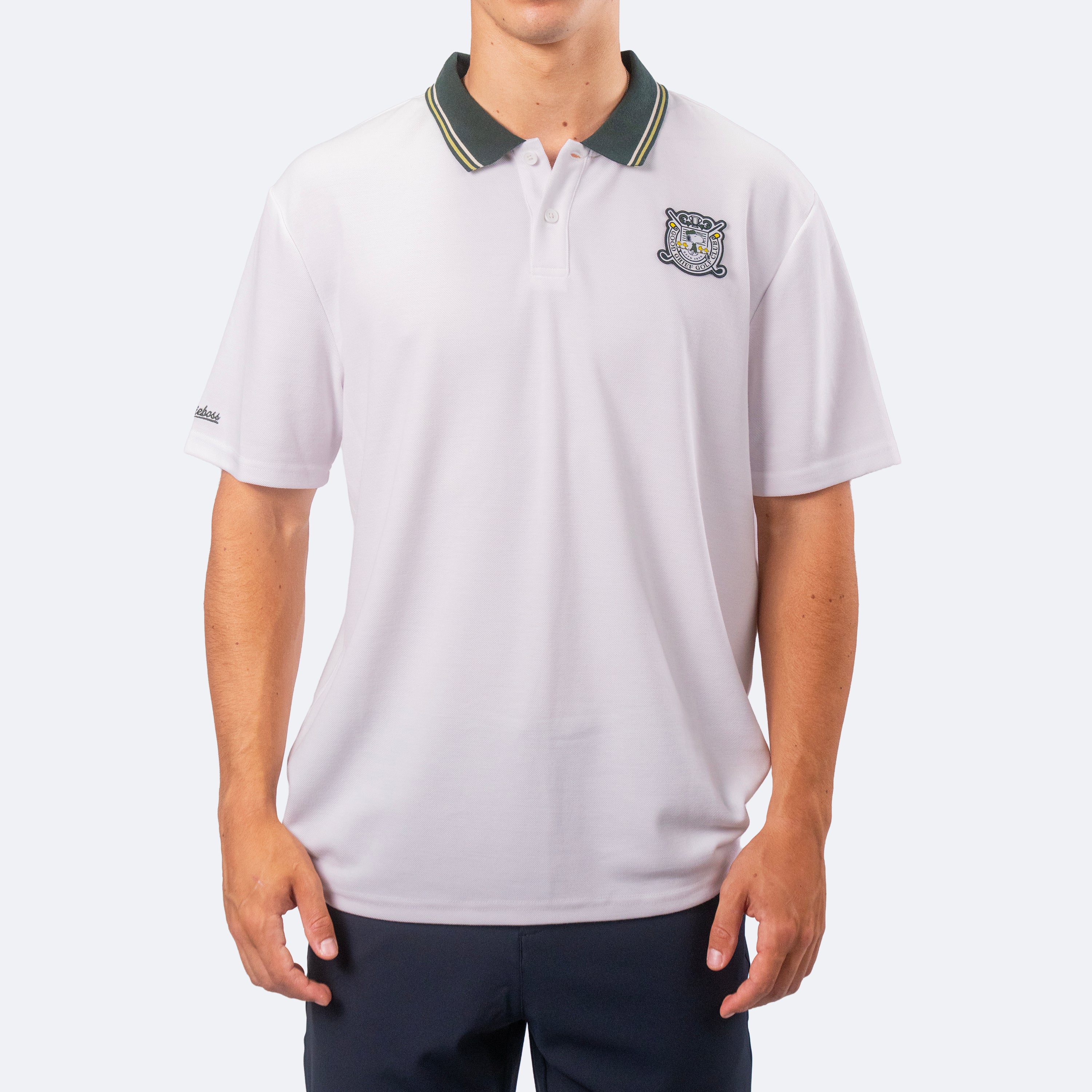 Peanuts Clubhouse Polo White