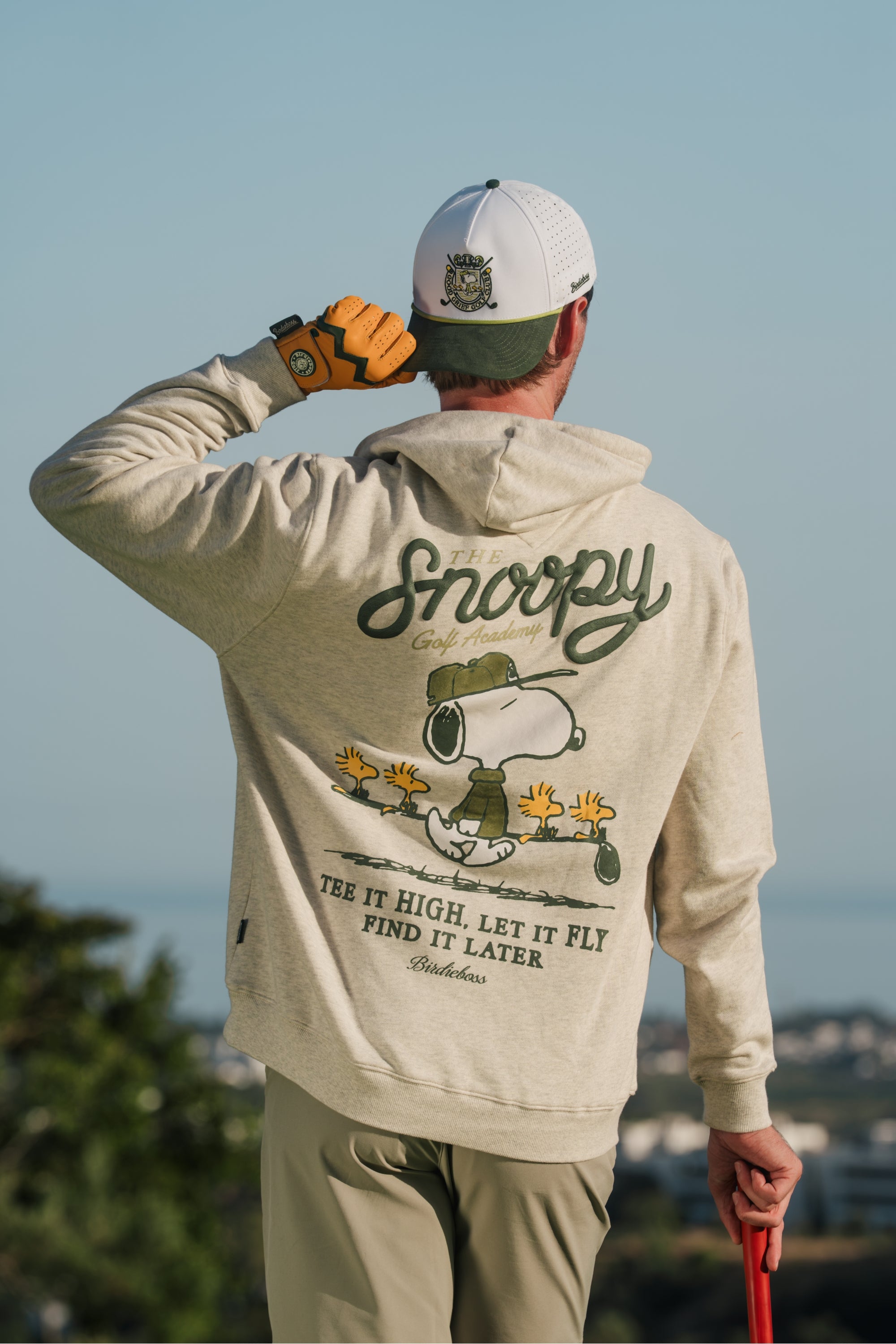 Peanuts Snoopy Golf Academy Hoodie Grey