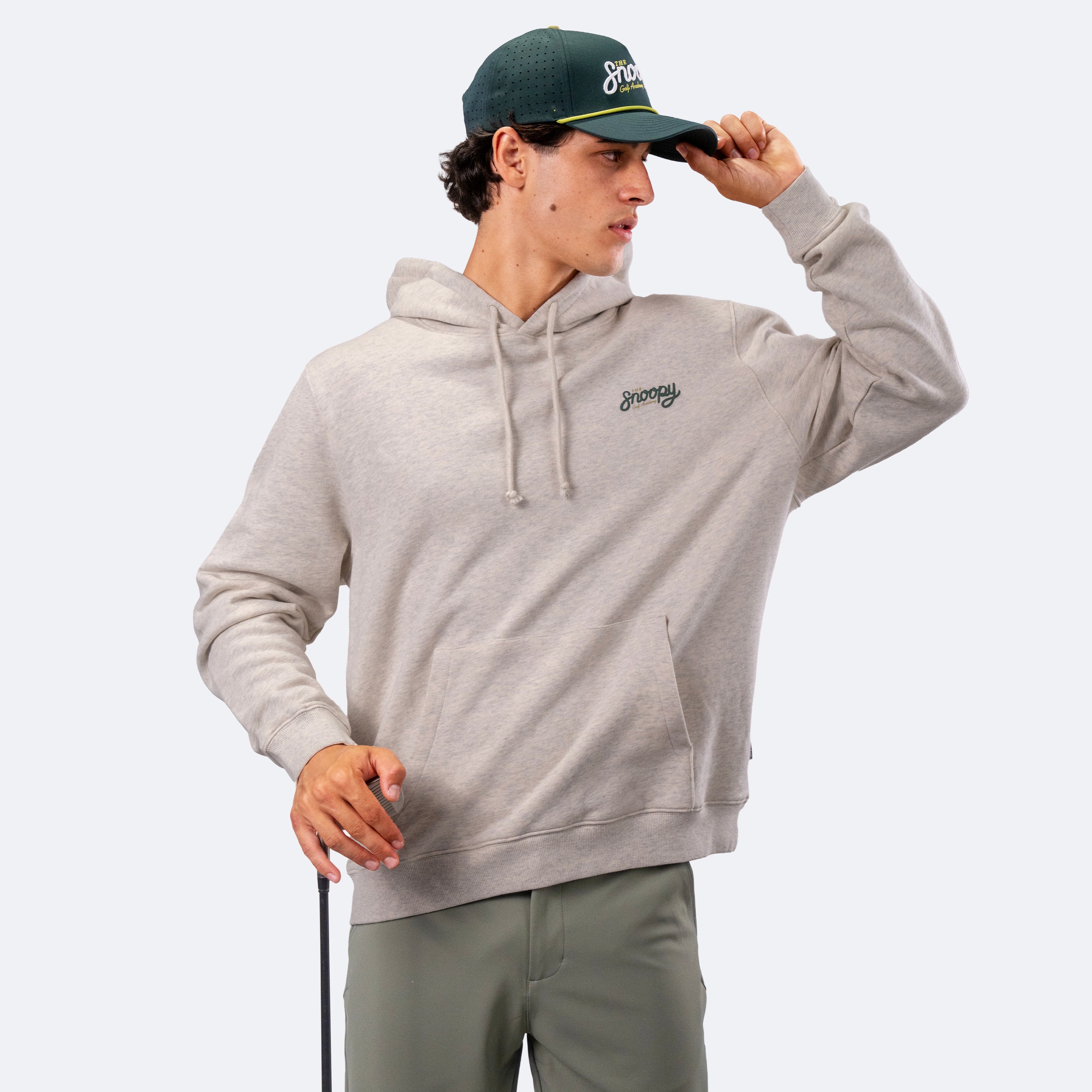 Peanuts Snoopy Golf Academy Hoodie Grey