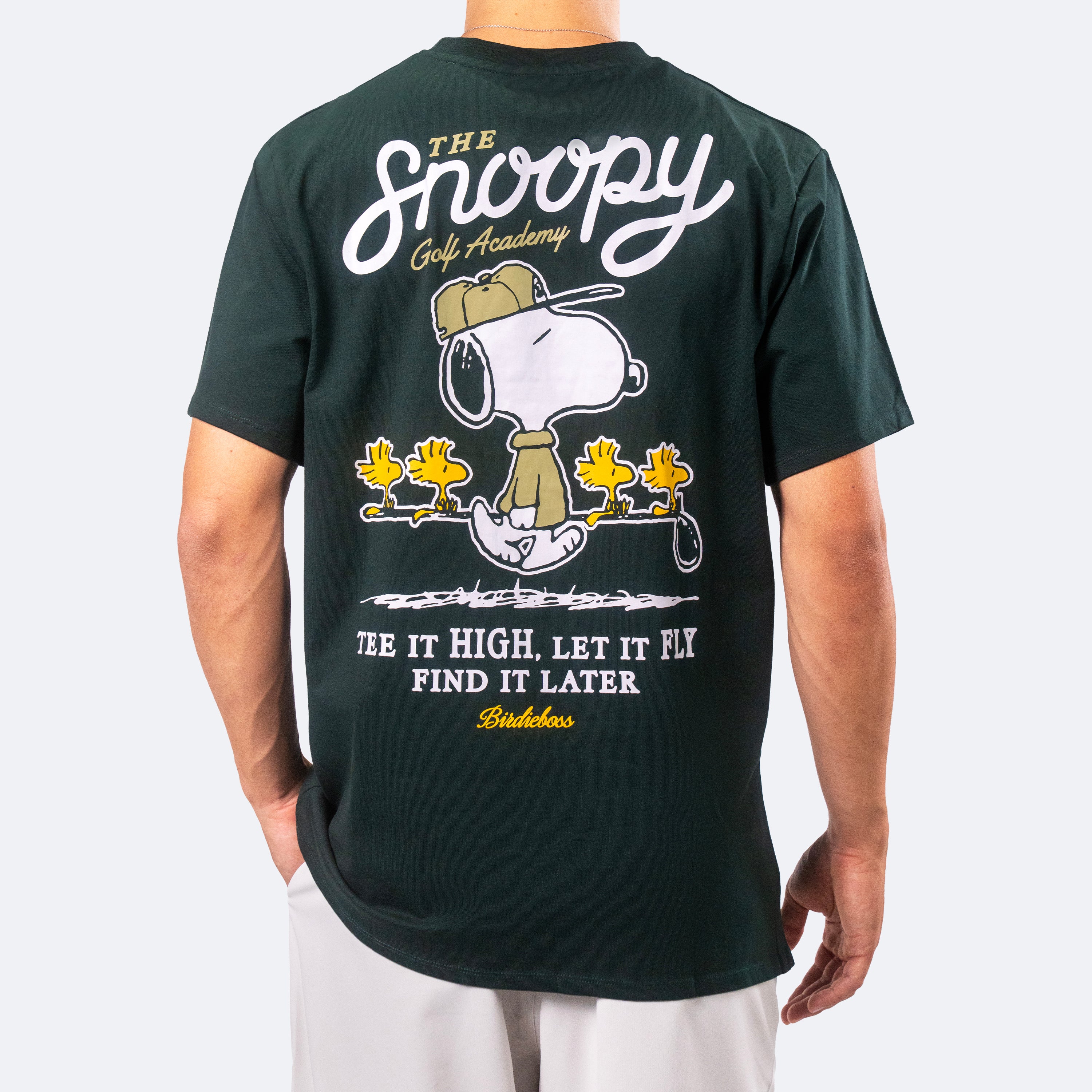 Peanuts Snoopy Golf Academy T-Shirt Green