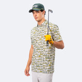 Peanuts Sunday Strip Polo Green