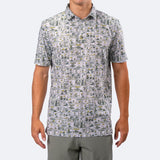 Peanuts Sunday Strip Polo White