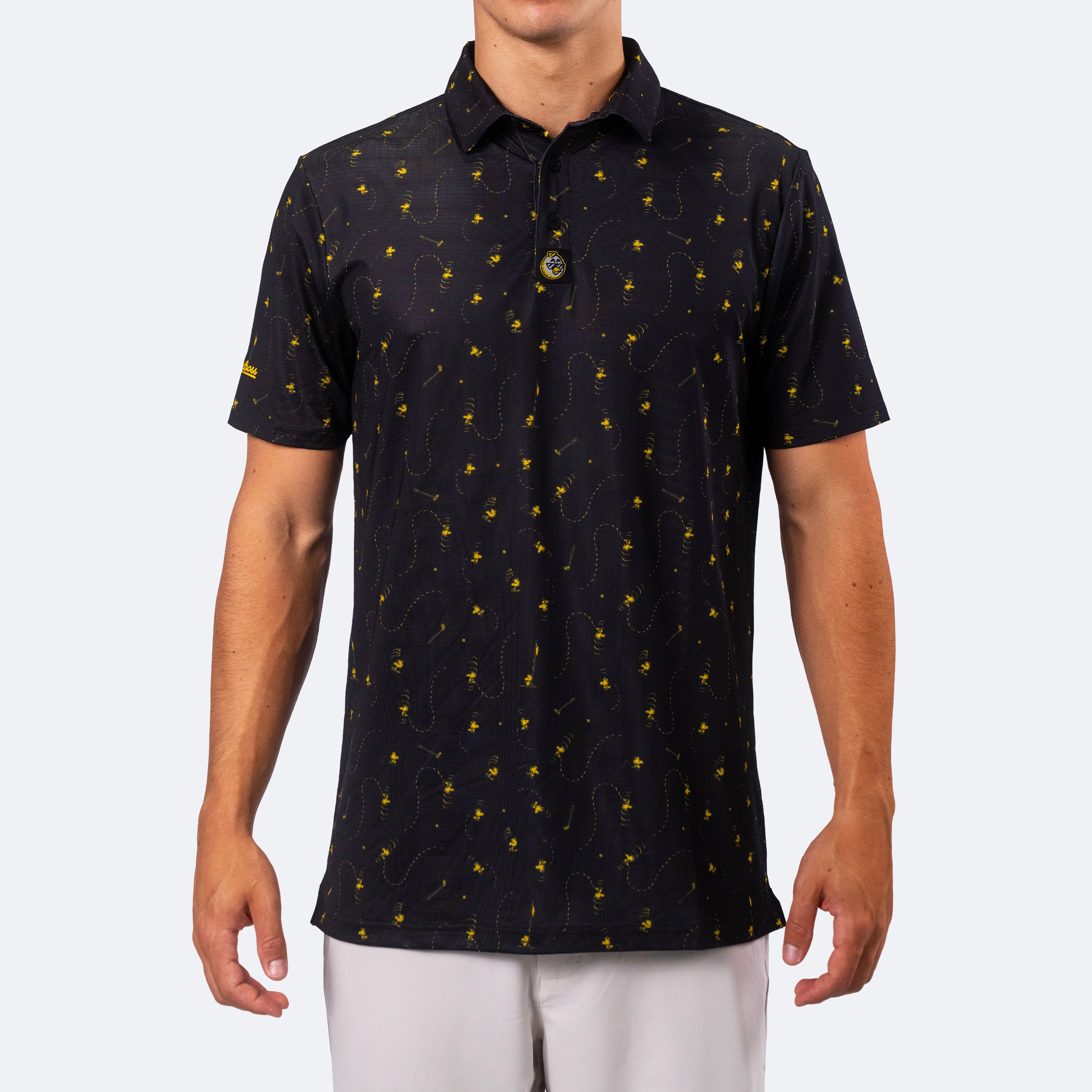 Peanuts Woodstock Flight Polo Black