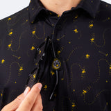 Peanuts Woodstock Flight Polo Black