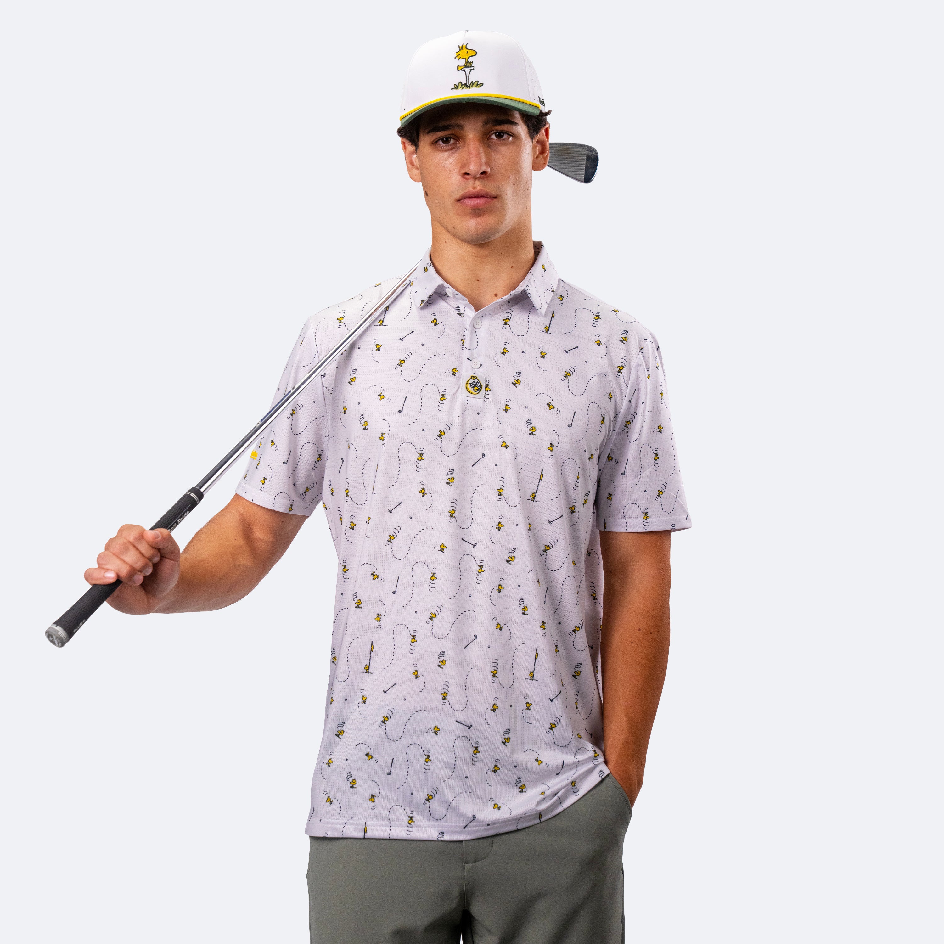 Peanuts Woodstock Flight Polo White