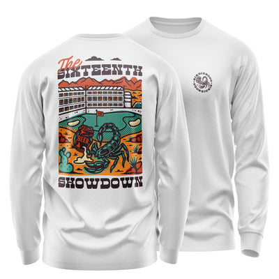 Scorpion on 16 Longsleeve White