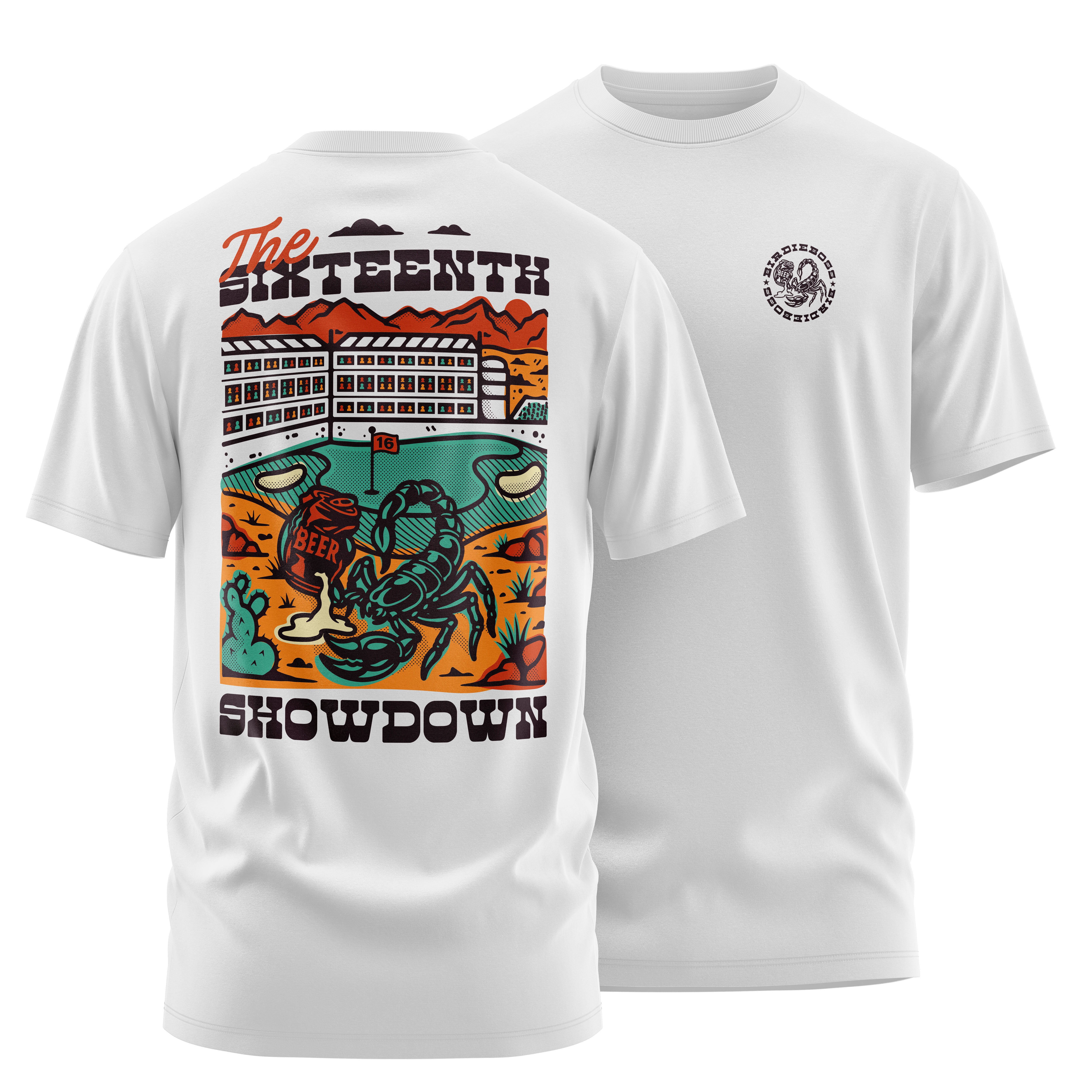 Scorpion on 16 T-Shirt White