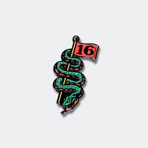 Serpent on 16 - Ball Marker