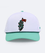 Serpent on 16 Hat White