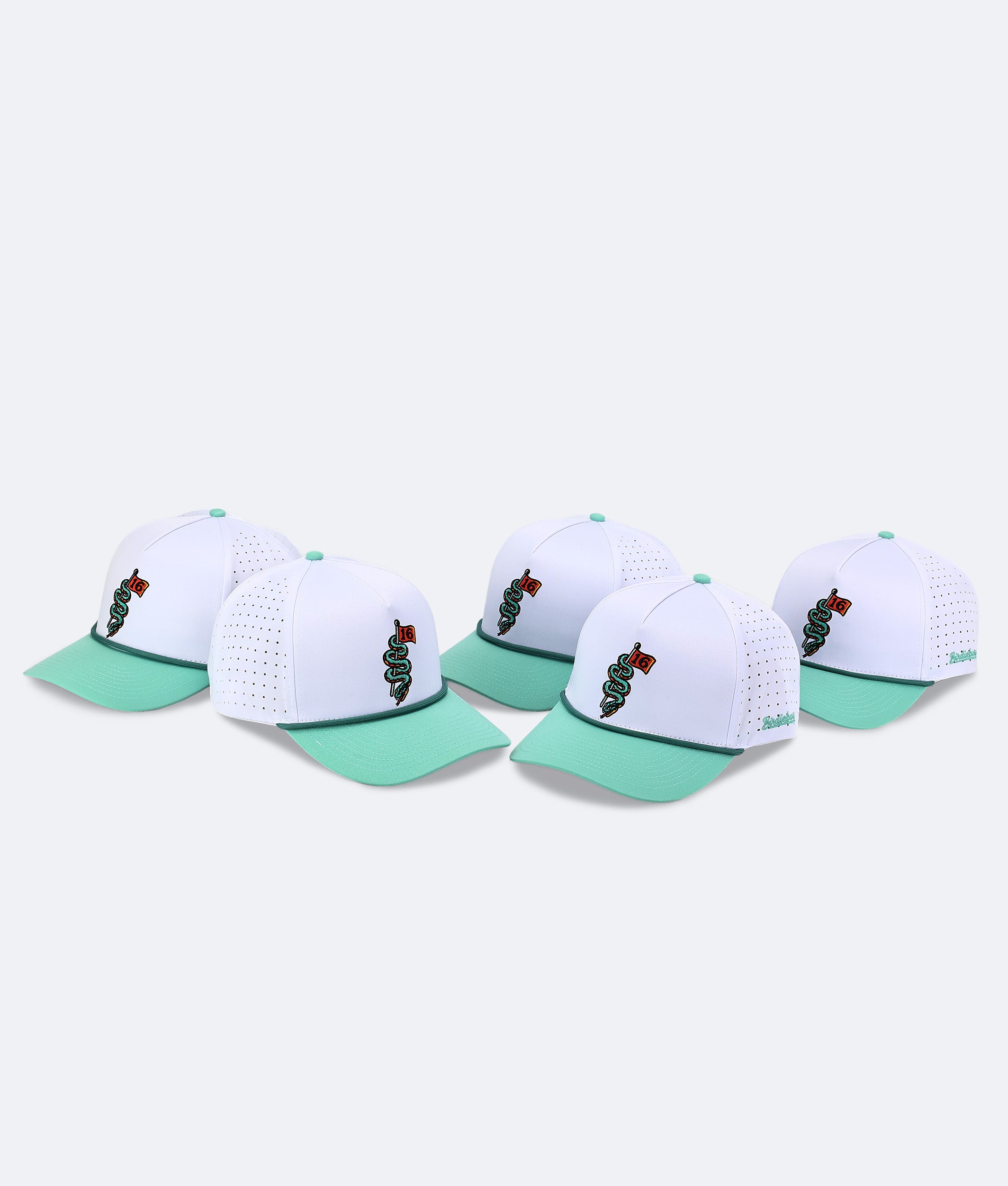 Serpent on 16 Hat White