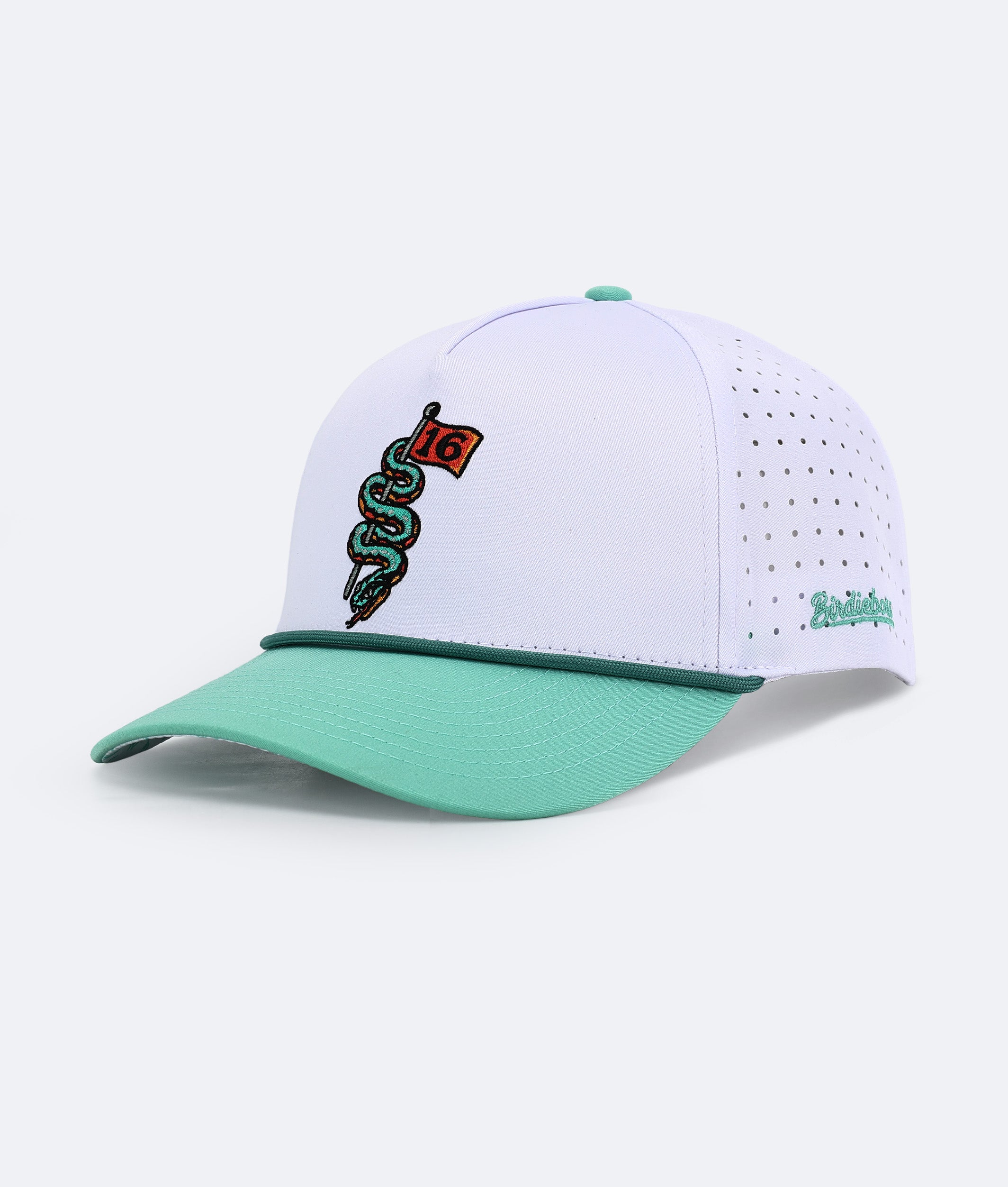 Serpent on 16 Hat White