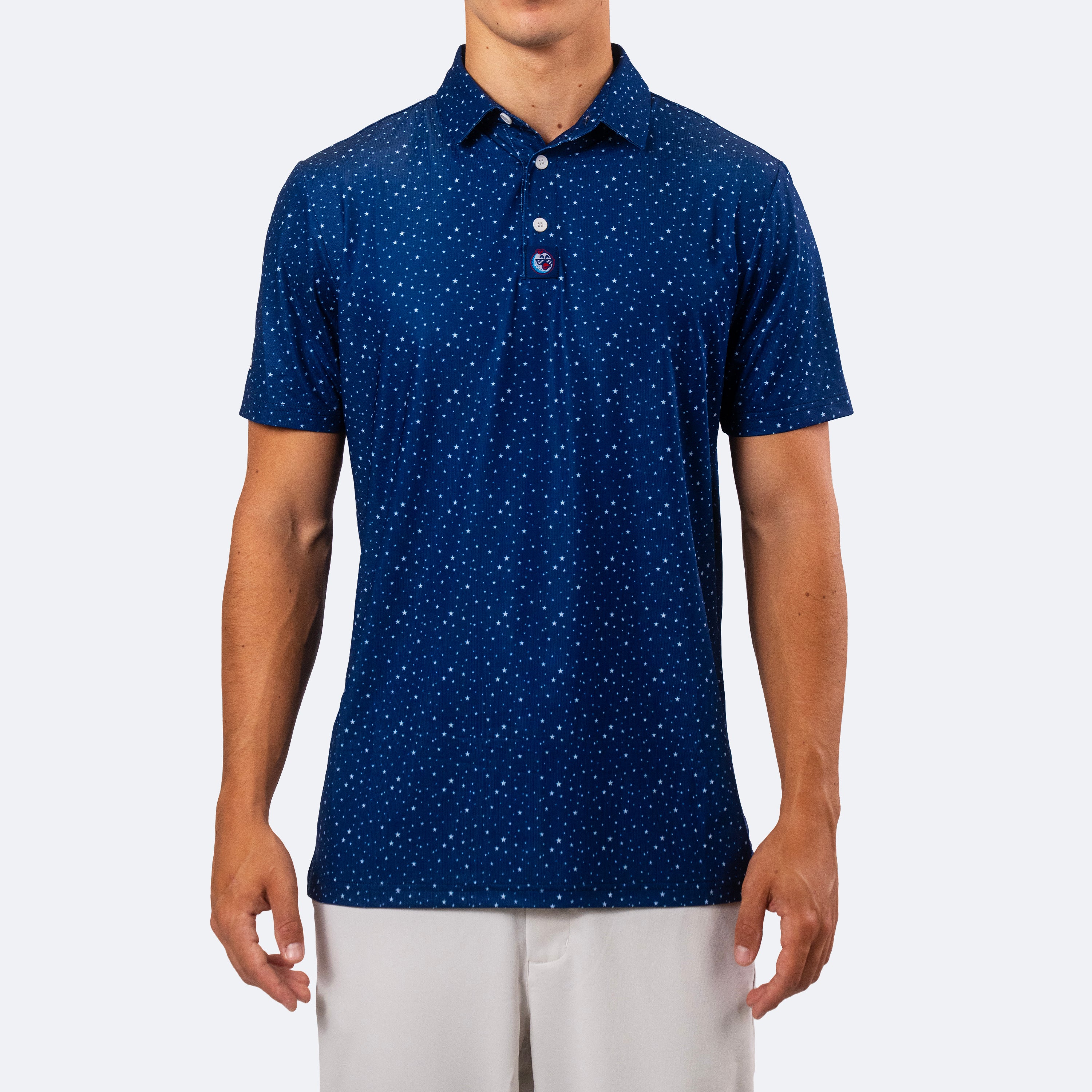 Star Spangled Polo Blue
