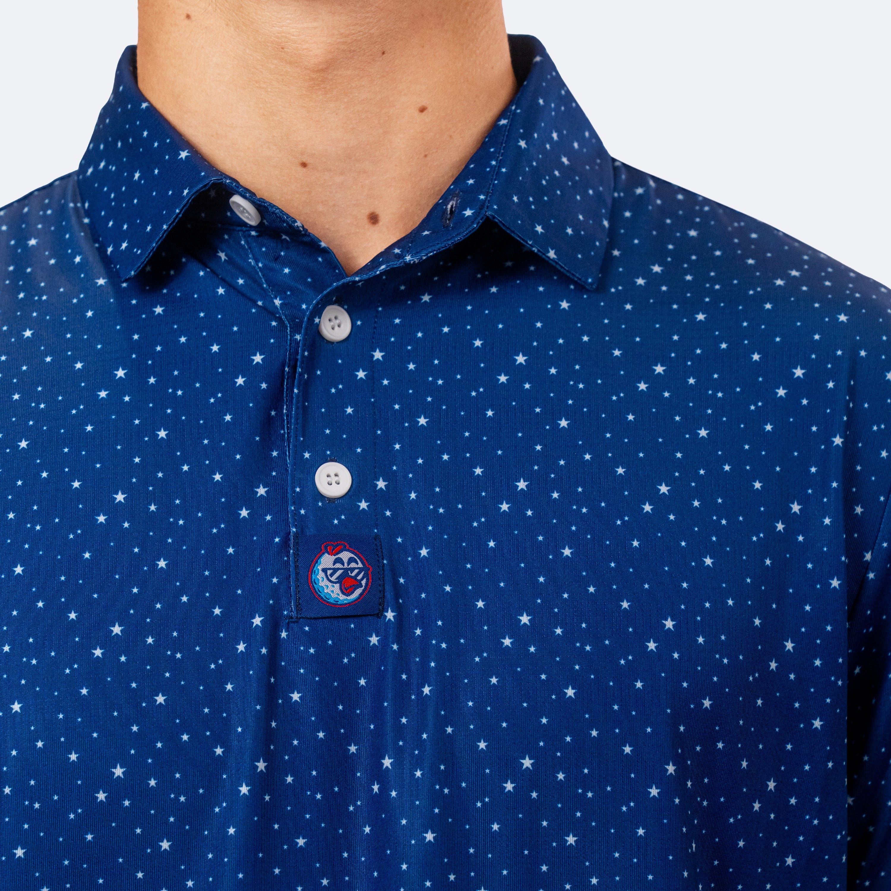 Star Spangled Polo Blue