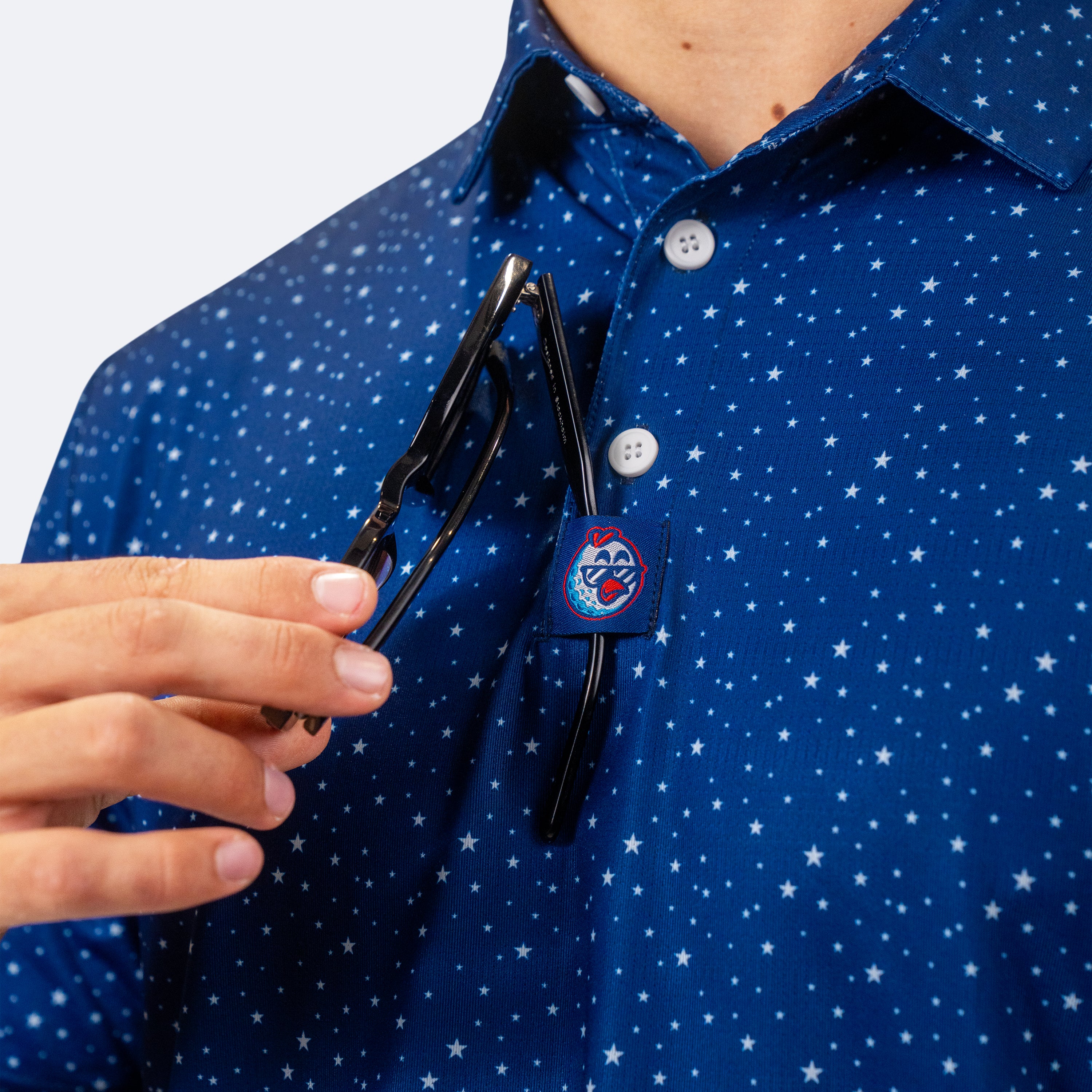 Star Spangled Polo Blue