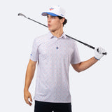 Star Spangled Polo White