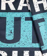 Straight Outta Bounds Blue - Magnetic Golf Towel