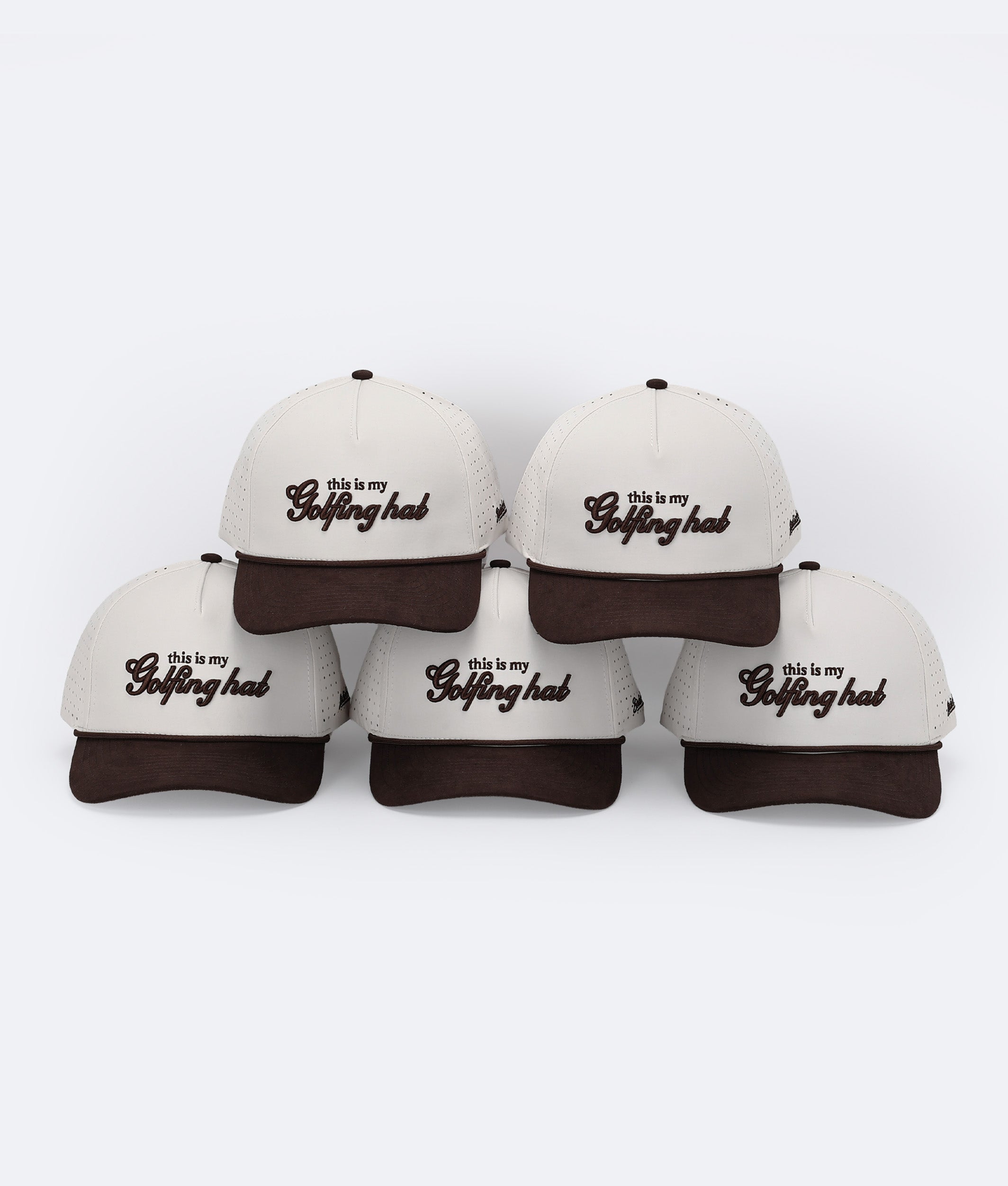 This Is My Golfing Hat Brown