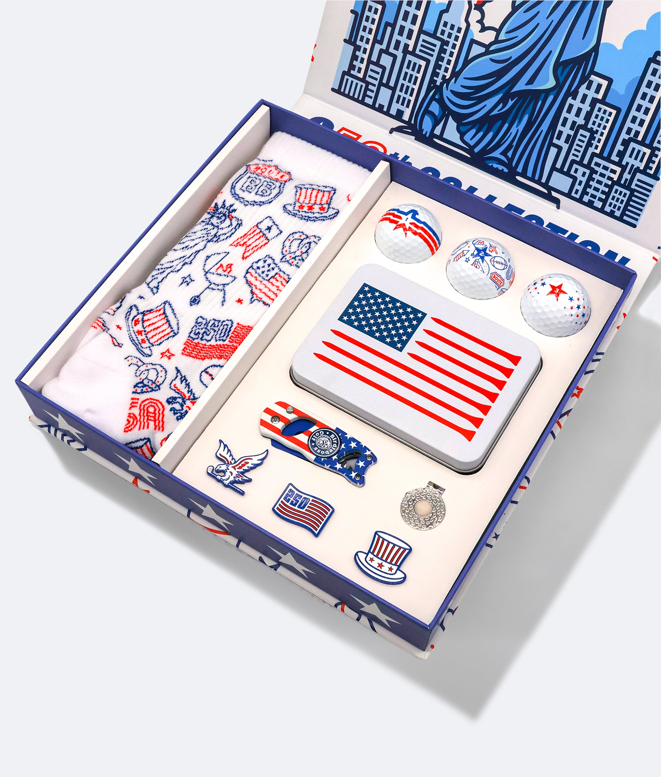 USA 250 Golf Gift Box