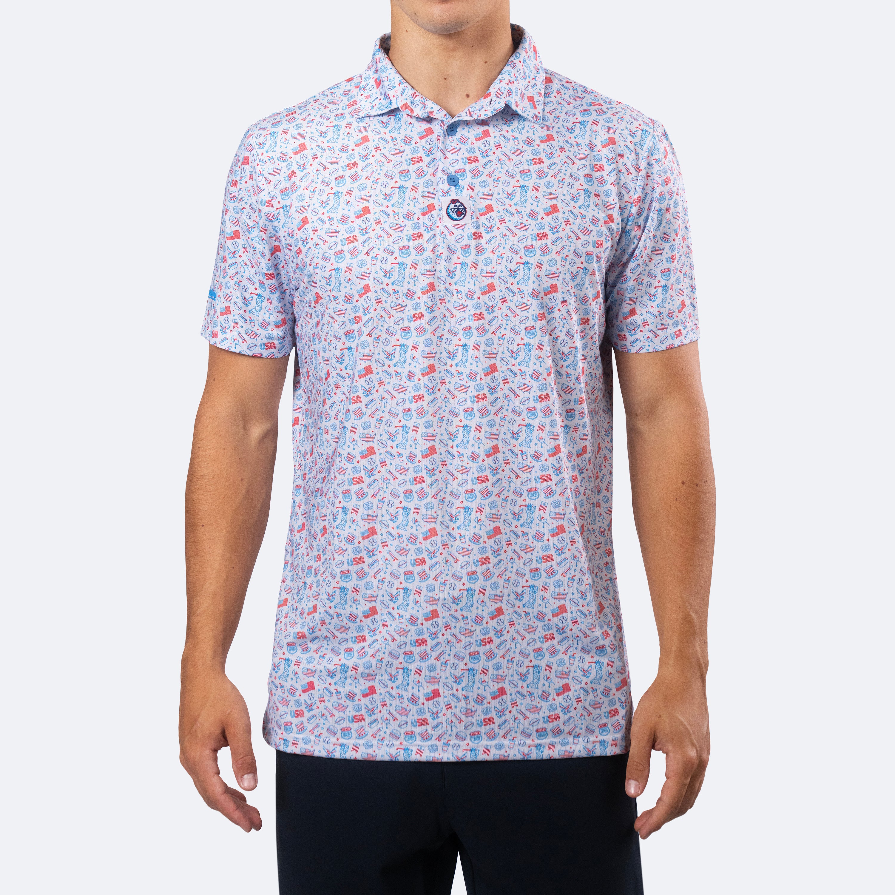 USA 250 Polo White