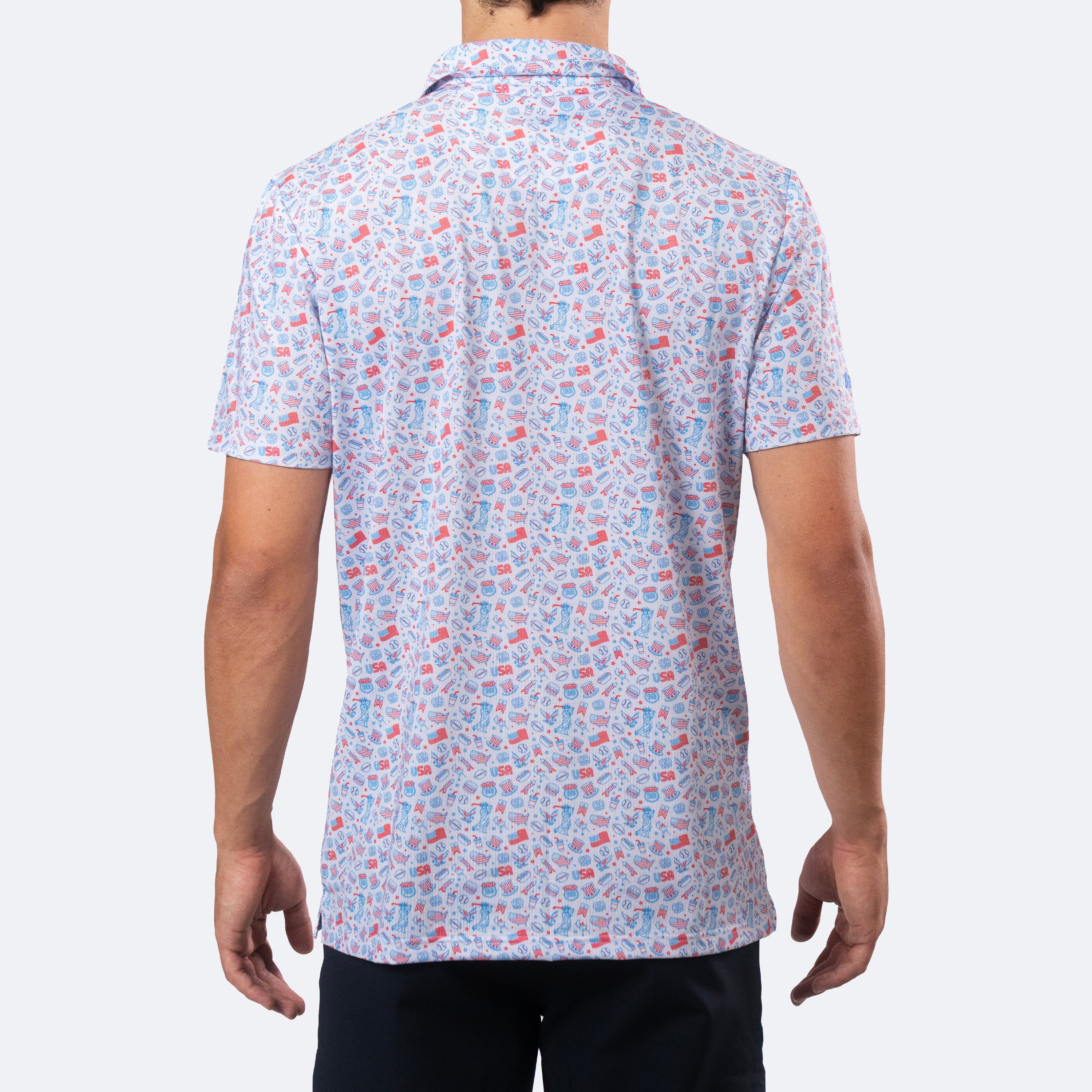 USA 250 Polo White