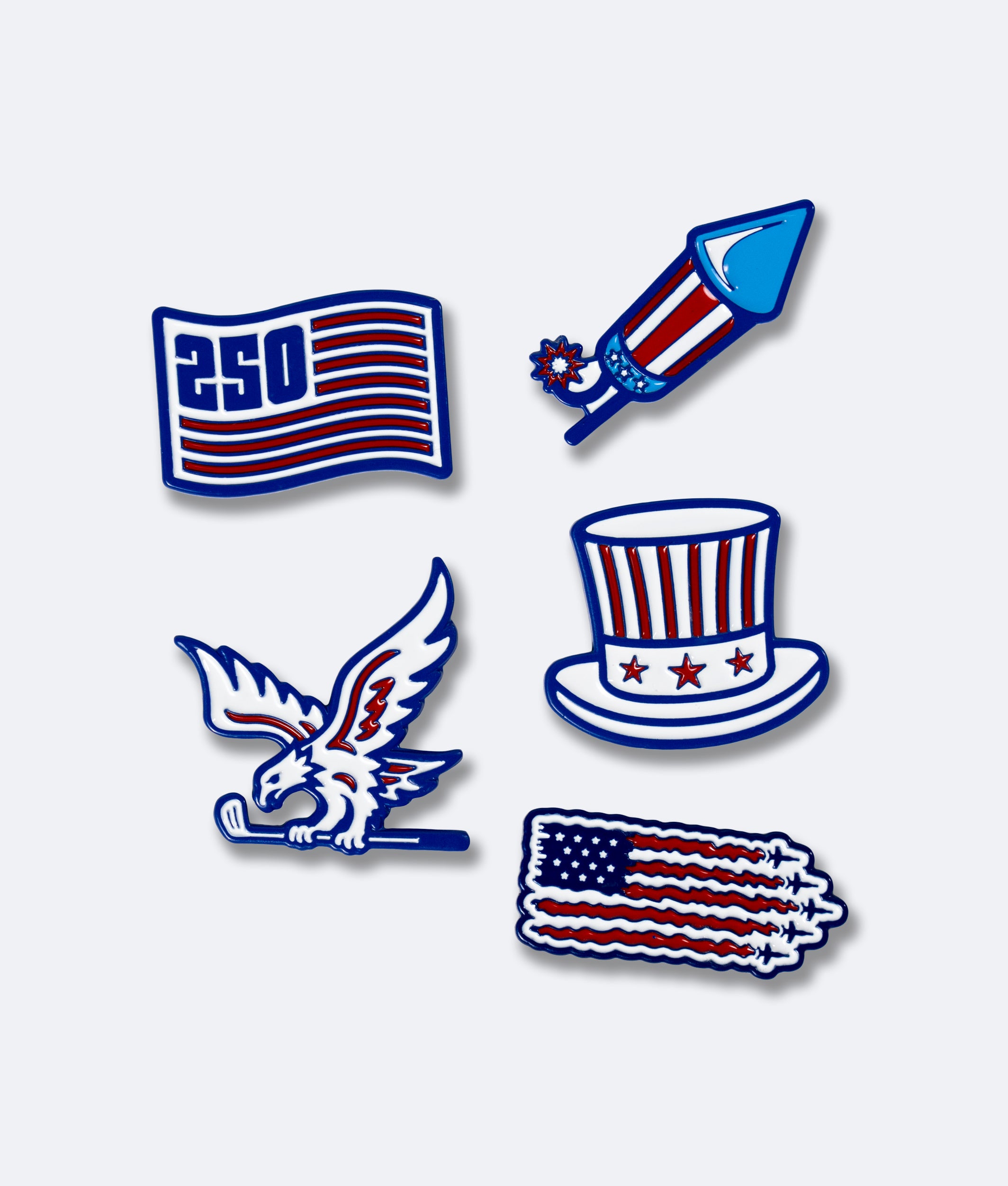 USA Flyover Flag - Ball Marker