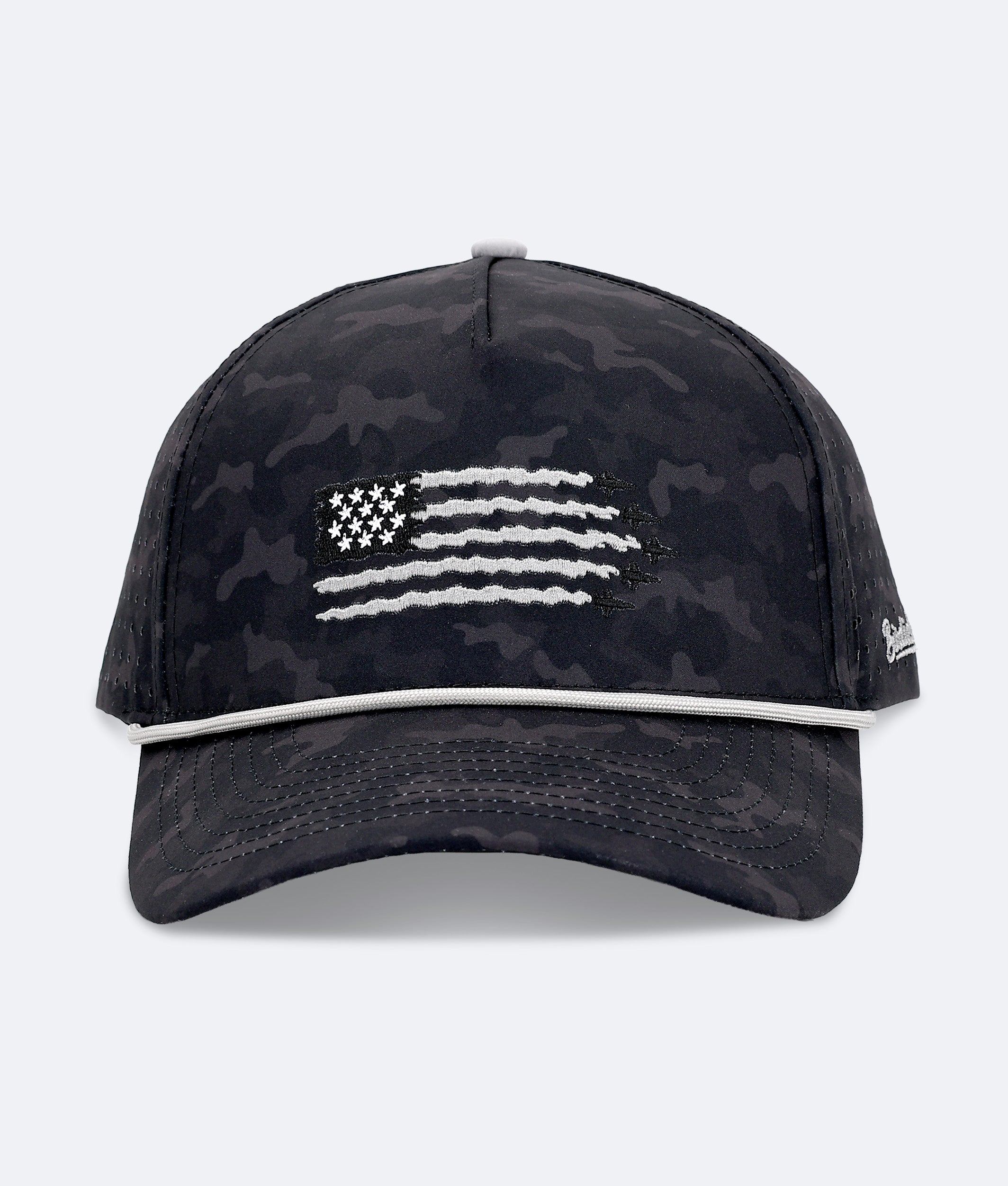 USA Hat Black Camo