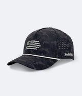 USA Hat Black Camo