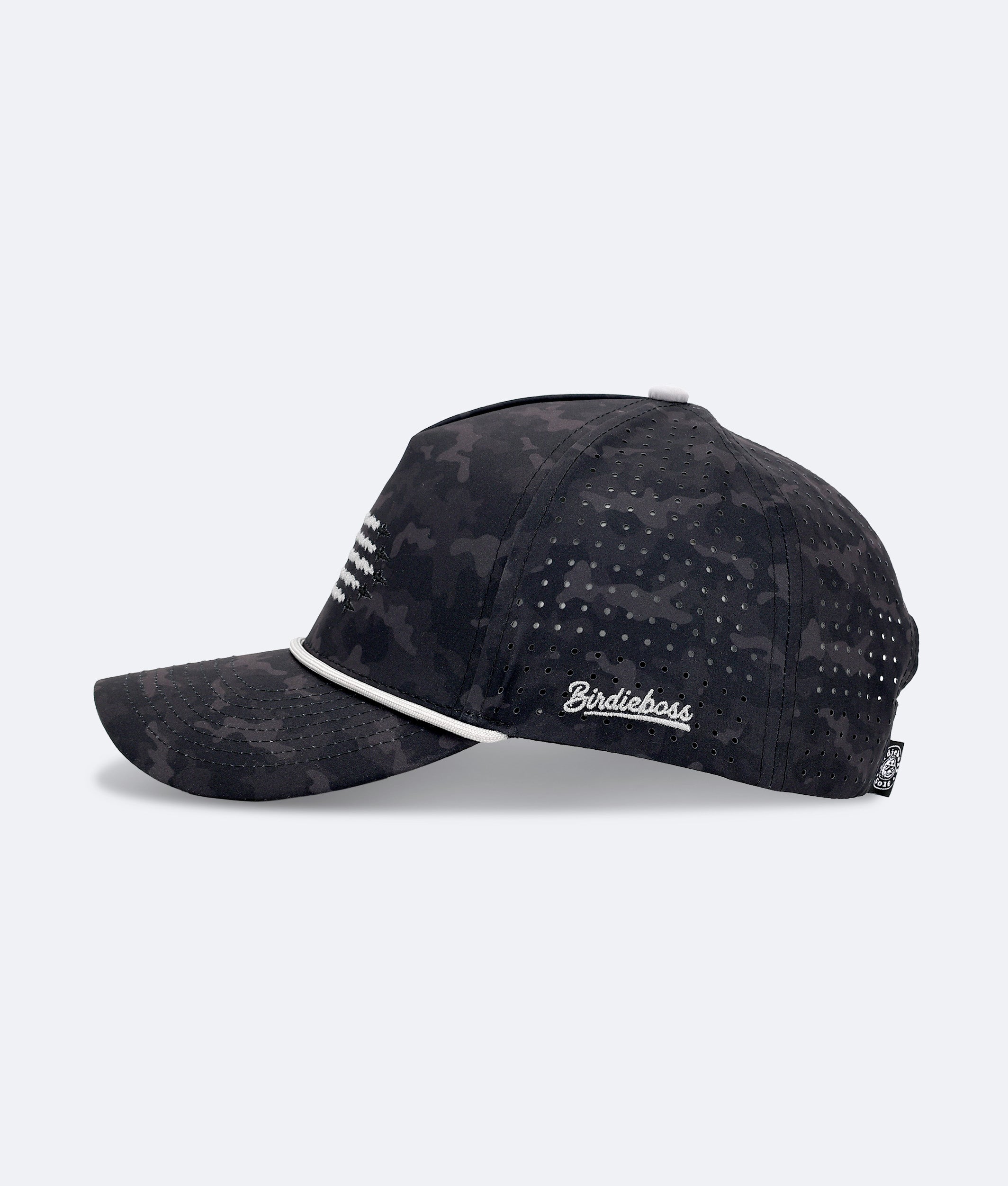 USA Hat Black Camo