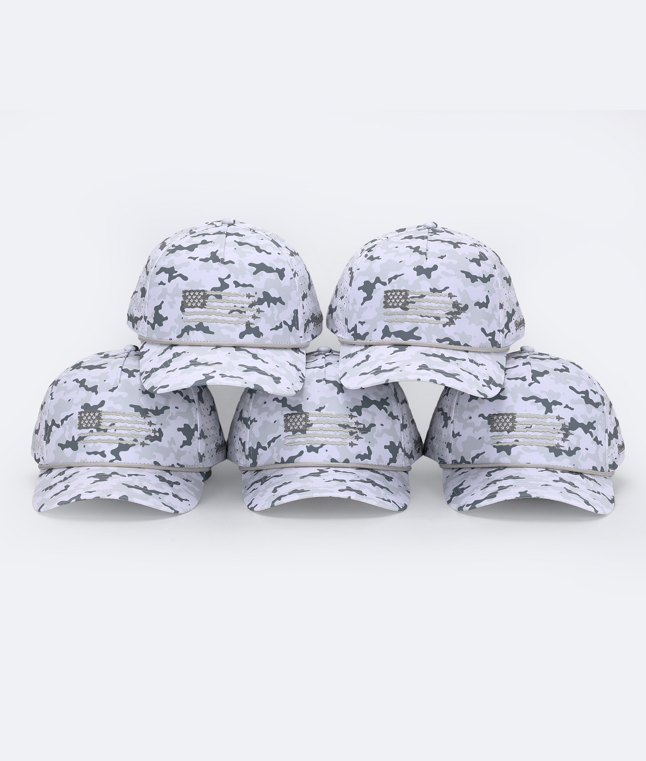 USA Hat White Camo