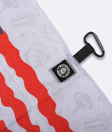 USA White - Magnetic Golf Towel