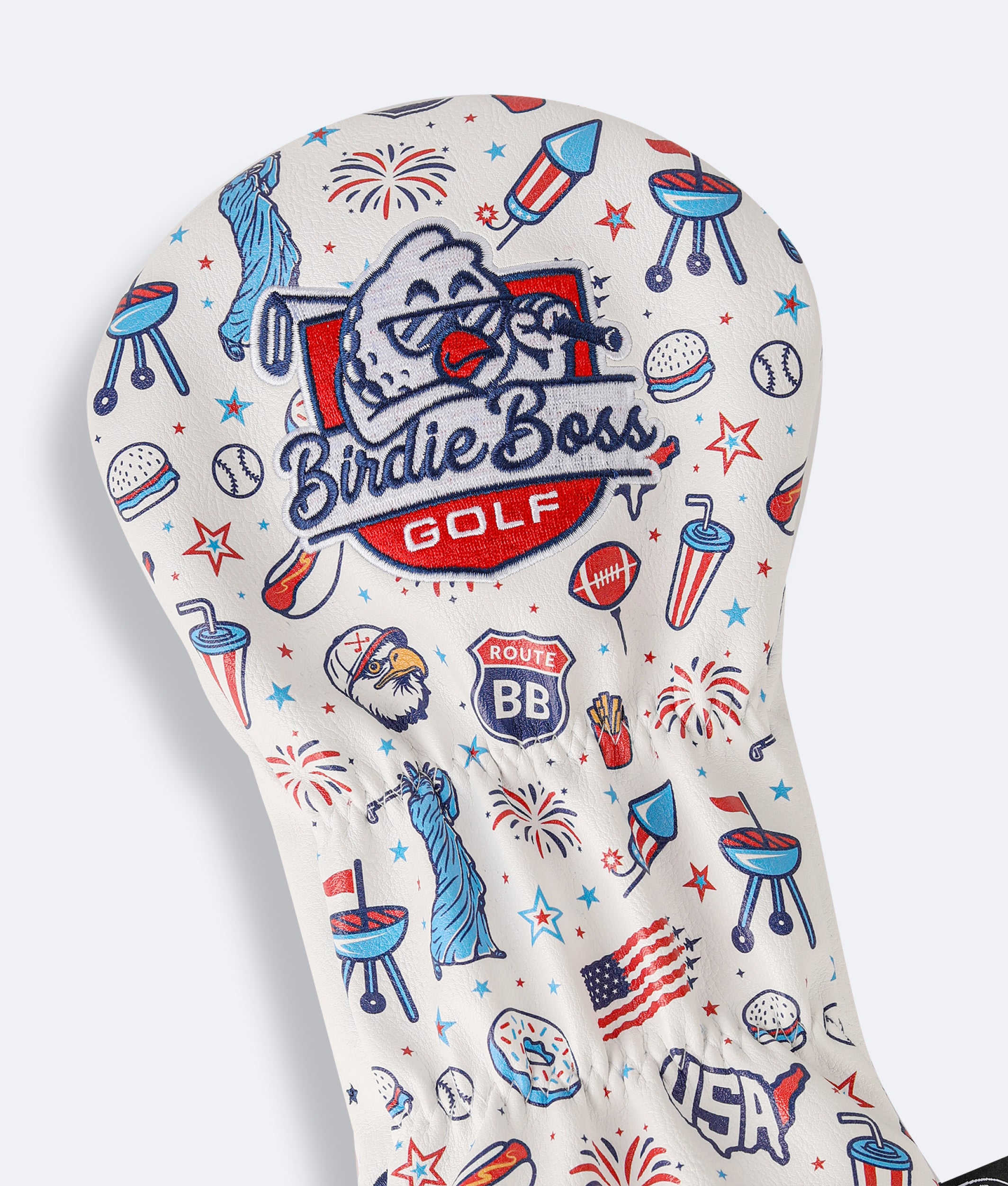 USA Headcover White